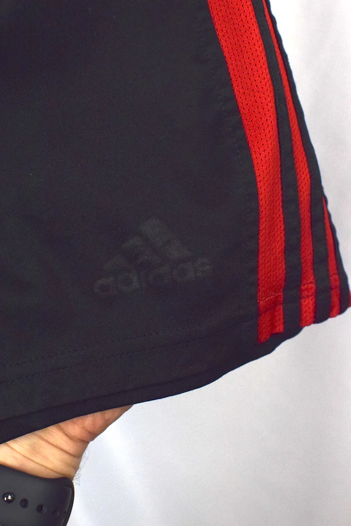 Black Adidas Brand Shorts - Image 2