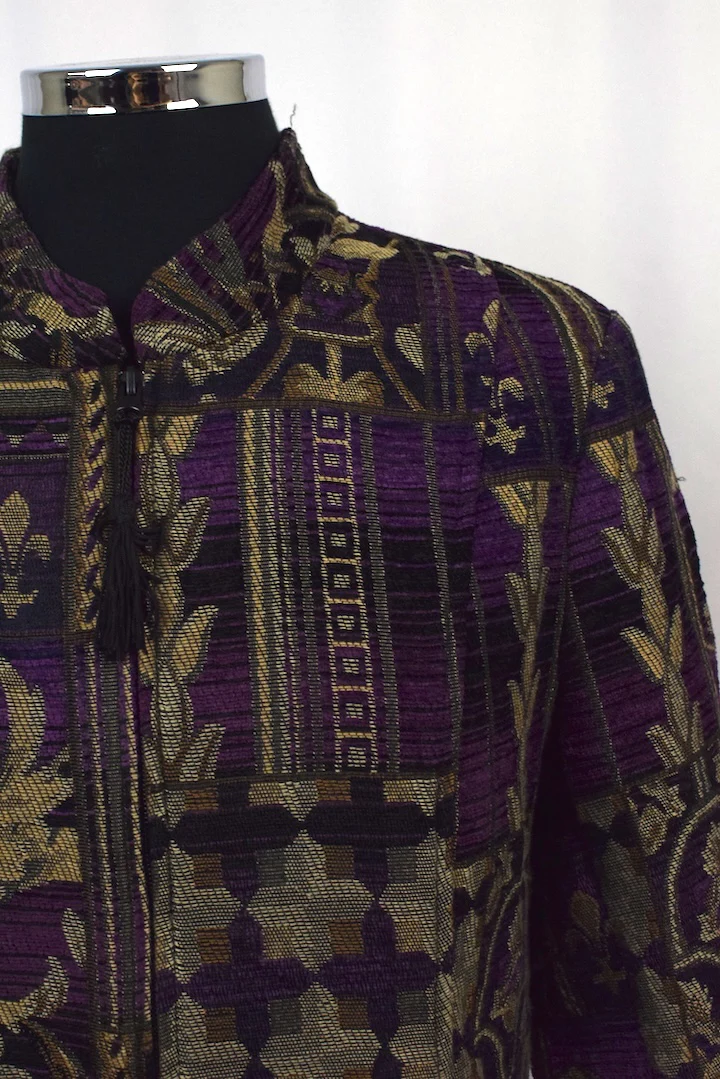 Abstract Print Jacket - Image 2