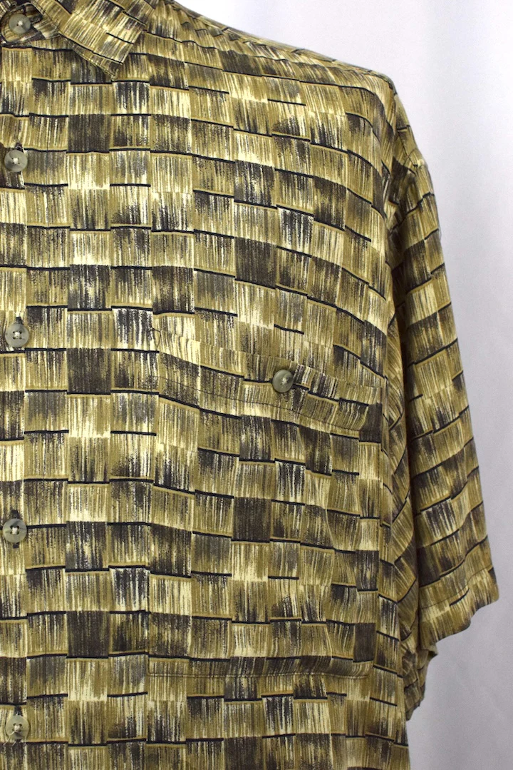 Abstract Square Print Shirt - Image 2