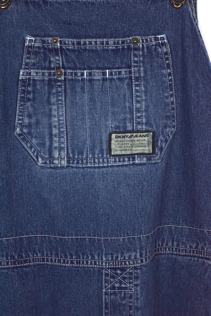DKNY Brand Denim Overalls - Image 2