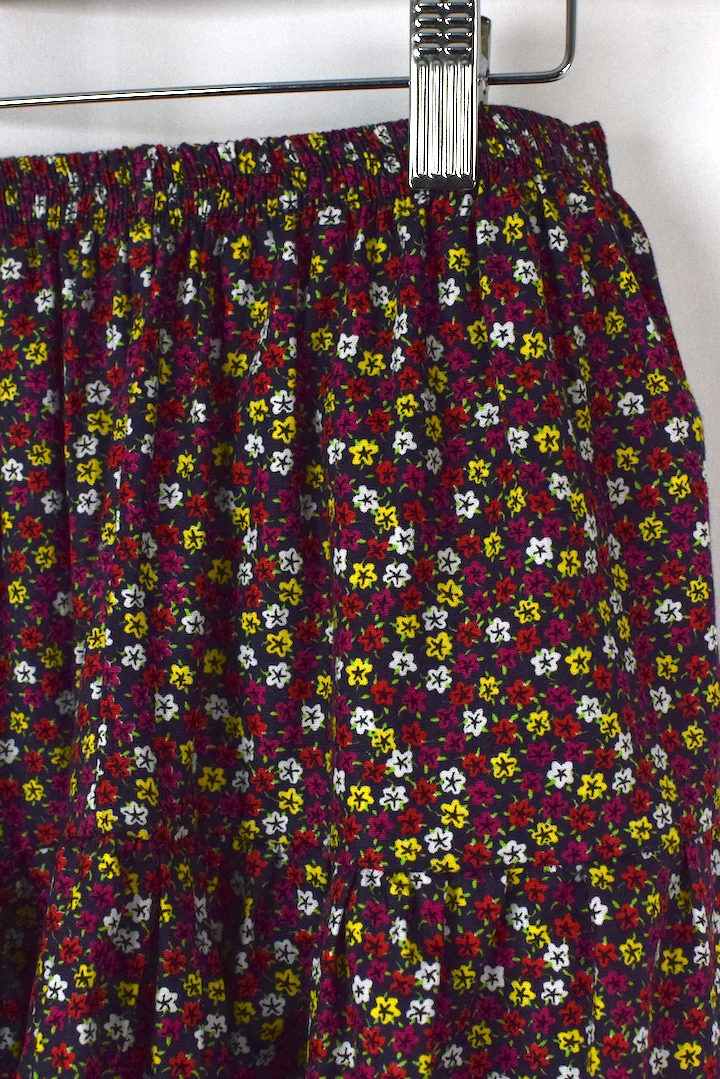 Reworked Floral Print Skirt - Image 2