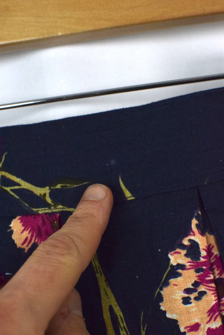 Reworked Floral Print Skirt - Image 3
