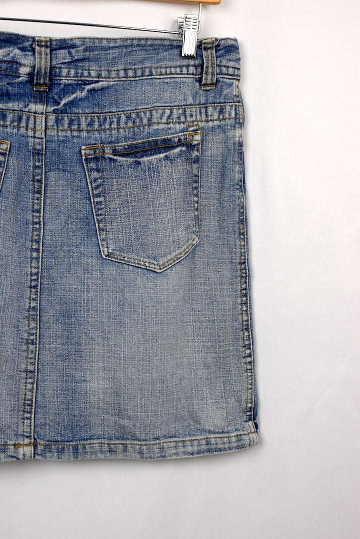 Denim Mini Skirt - Image 3