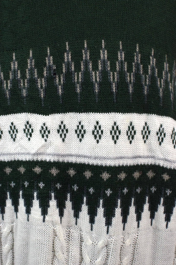 Green Knitted Jumper - Image 2