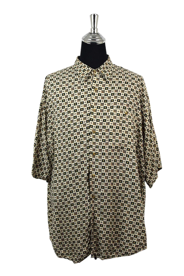 Square Diamond Print Shirt