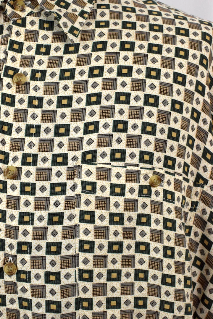 Square Diamond Print Shirt - Image 2