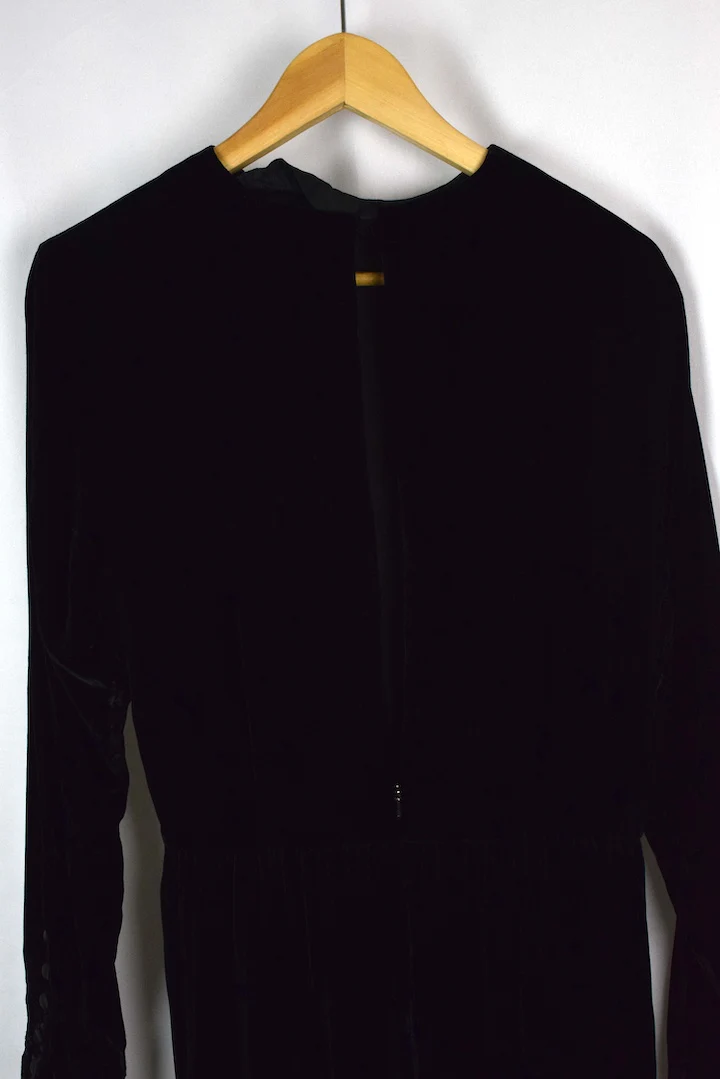 Black Velvet Dress - Image 4
