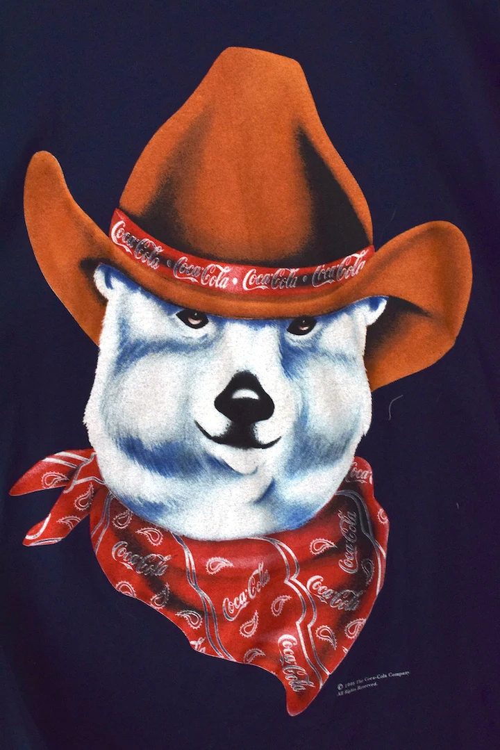 1996 Coca-Cola Bear T-shirt - Image 2