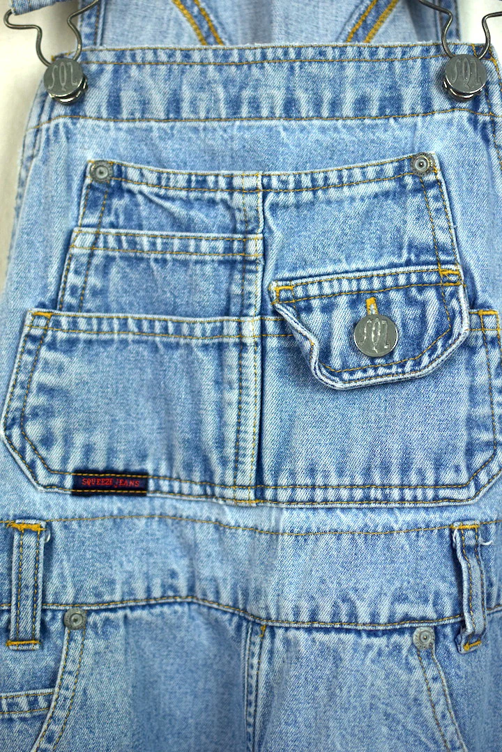 Squeeze Jeans Short Overalls - Image 3