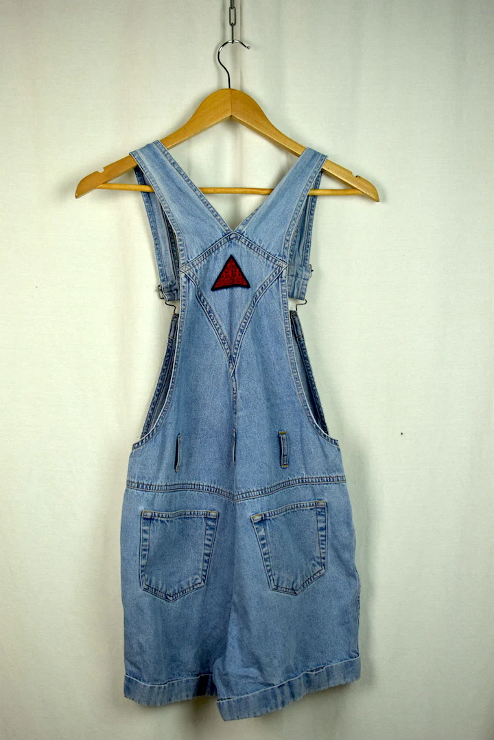 Squeeze Jeans Short Overalls - Image 4