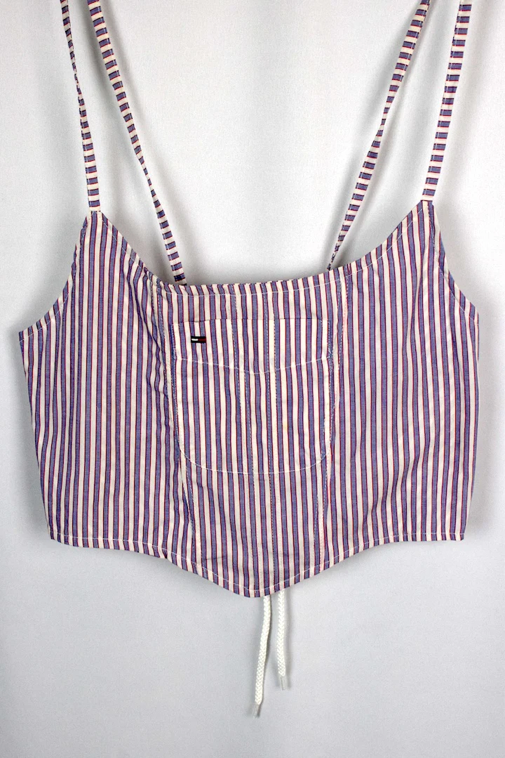 Reworked Tommy Hilfiger Brand Corset Style Top - Image 2