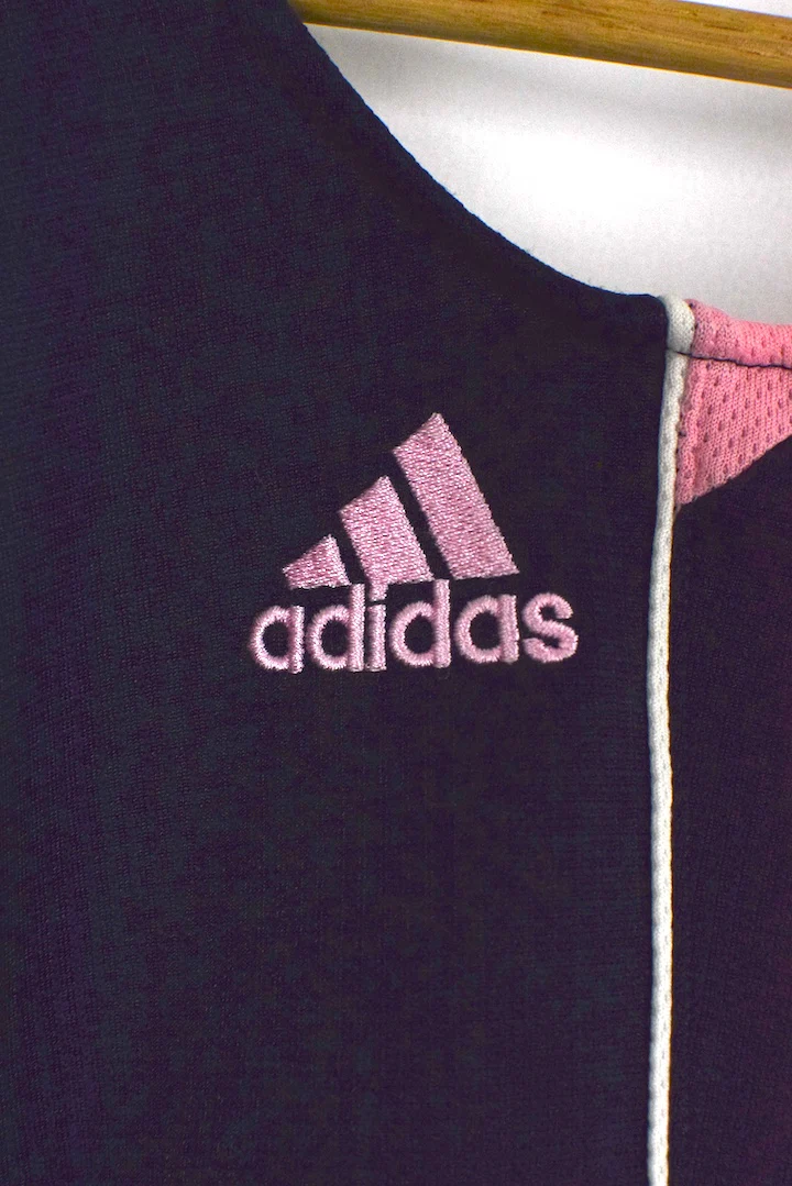 Reworked Adidas Brand Crop Top - Image 3