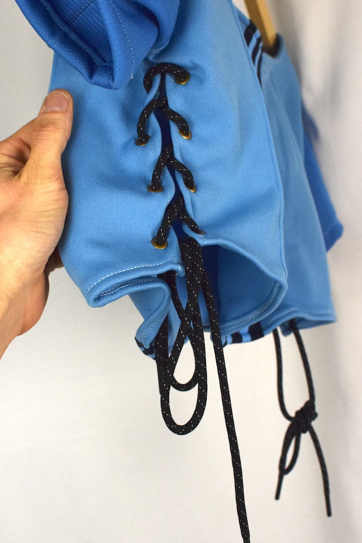 Reworked Adidas Brand Crop Top - Image 3