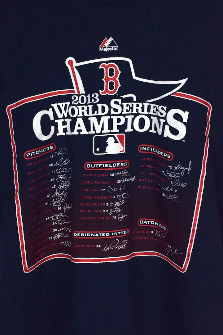 2013 Boston Red Sox MLB T-shirt - Image 3