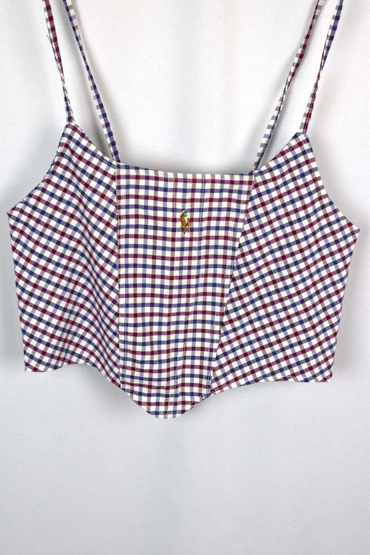 Reworked Ralph Lauren Brand Corset Style Top - Image 2