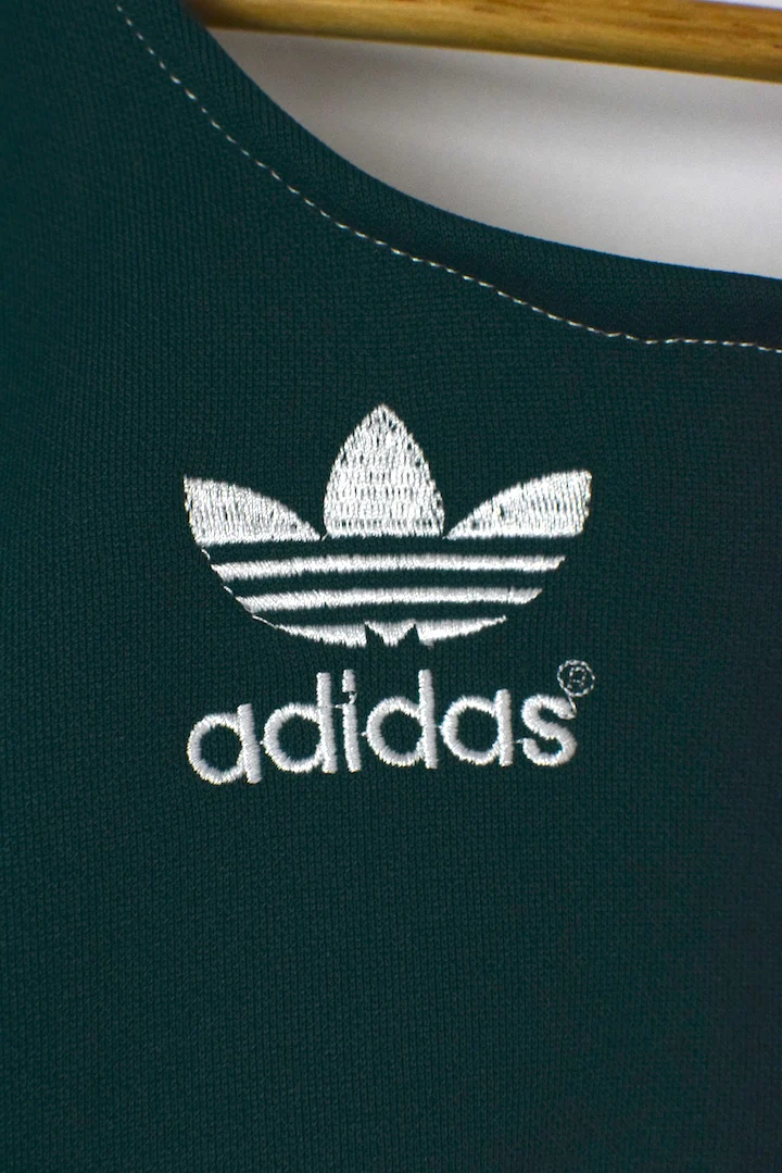 Reworked Adidas Brand Crop Top - Image 3