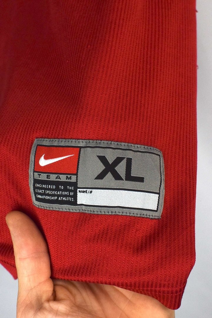 Red Nike Soccer Top - Image 4