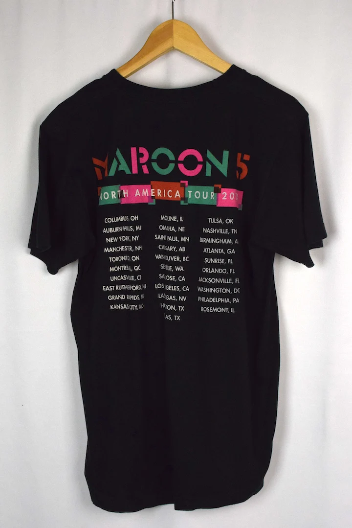 2013 Maroon 5 Tour T-shirt - Image 4