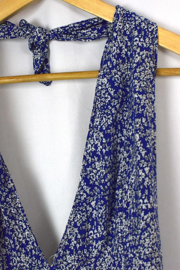 Reworked Floral Print Tie-Up Top - Image 2