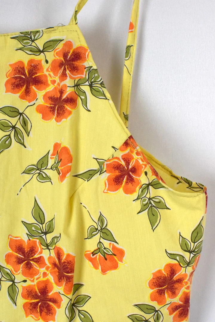 Reworked Yellow Tie Up Top - Image 2