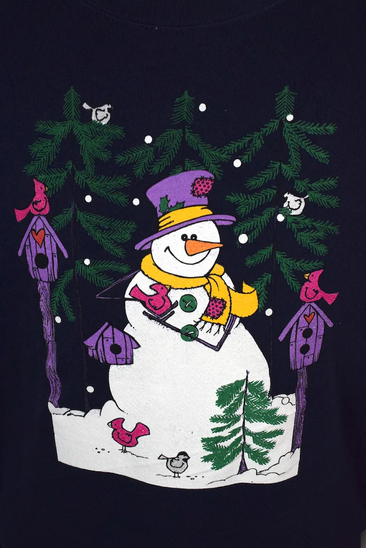 80s/90s Snowman Sweatshirt - Image 3