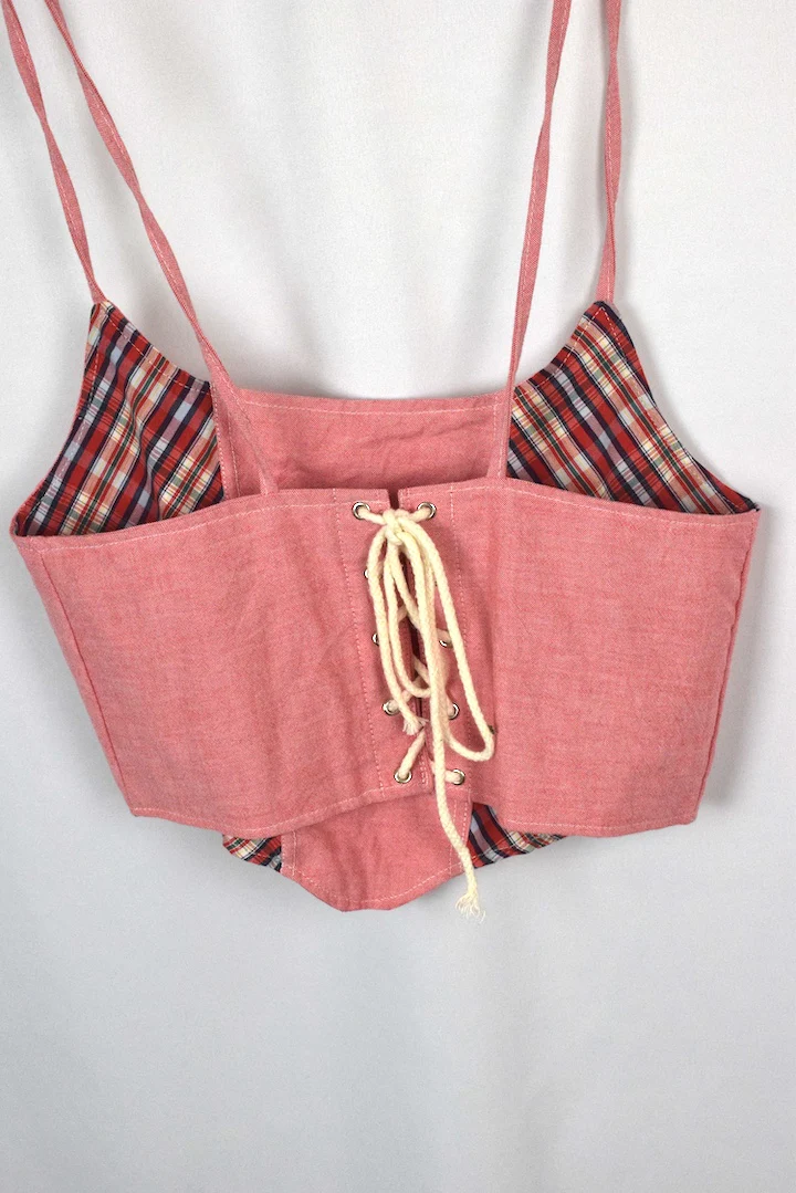 Reworked Ralph Lauren Brand Corset Top - Image 4