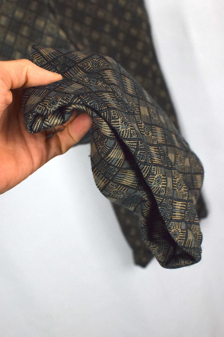 70s/80s Diamond Print Pants - Image 3
