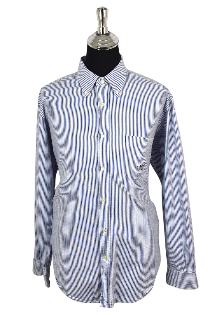 Henry Cotton's Brand Striped Shirt