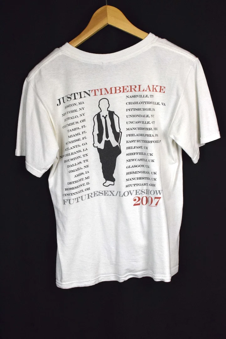 2007 Justin Timberlake Tour T-shirt - Image 4