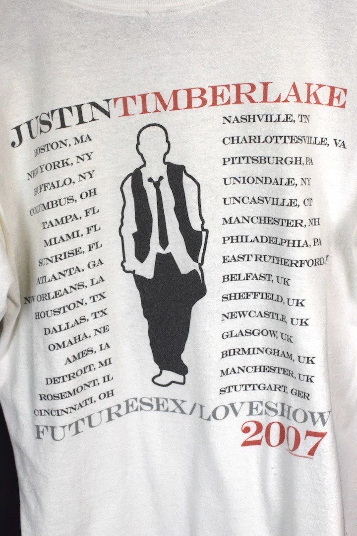 2007 Justin Timberlake Tour T-shirt - Image 6