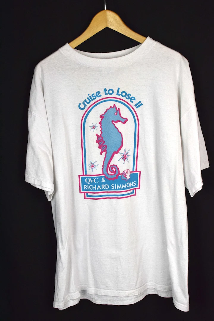 Signed 1993 Richard Simmons Cruise T-shirt
