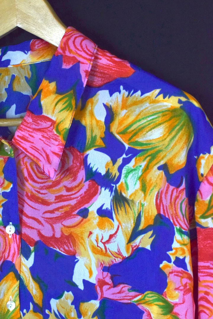 Reworked Floral Print Blouse - Image 2