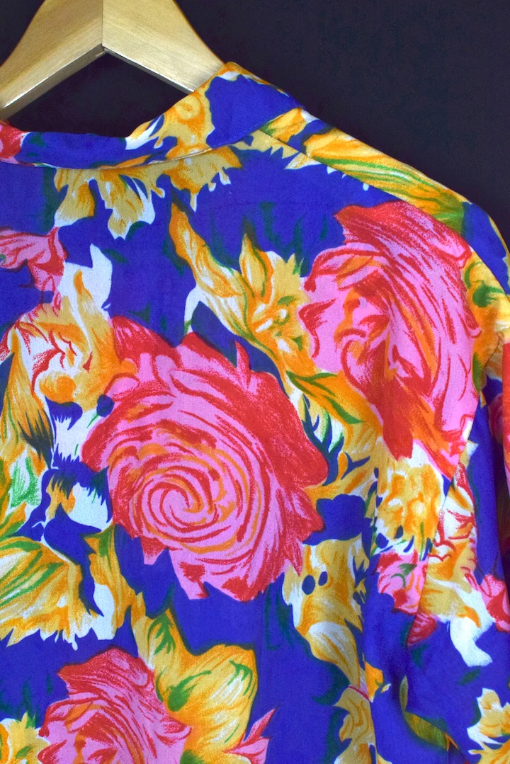 Reworked Floral Print Blouse - Image 3