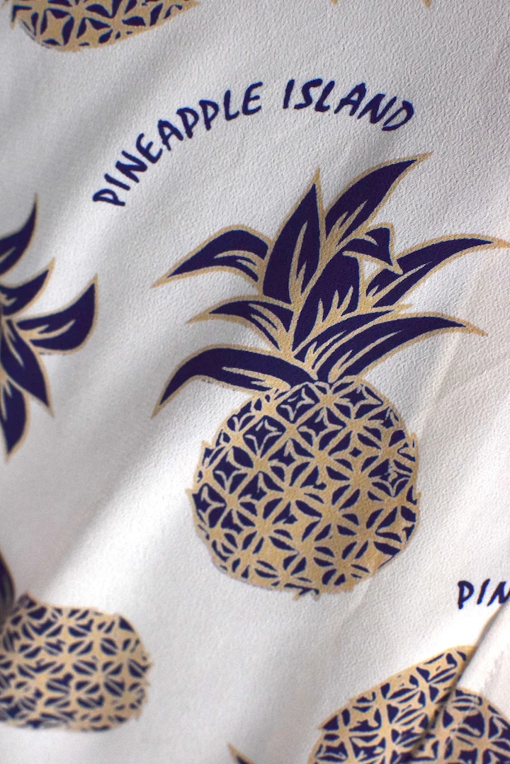 Pineapple Island Print Shirt - Image 4