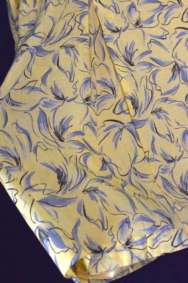 Reworked Abstract Floral Print Skirt - Image 5