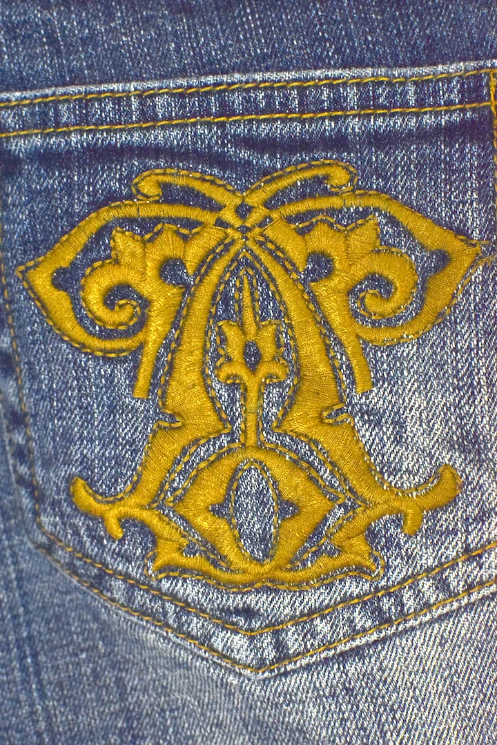 Denim Mini Skirt With Detailing - Image 5