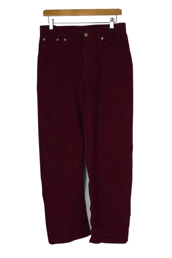 Red Levi Strauss Brand Corduroy Pants