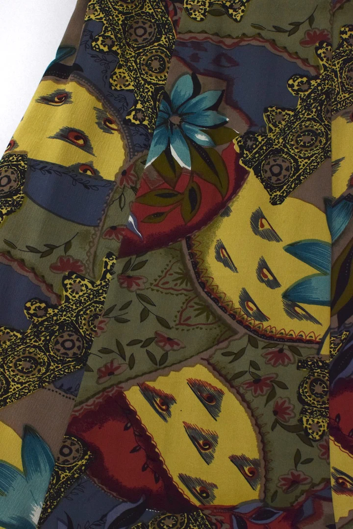 Abstract Print Skirt - Image 2