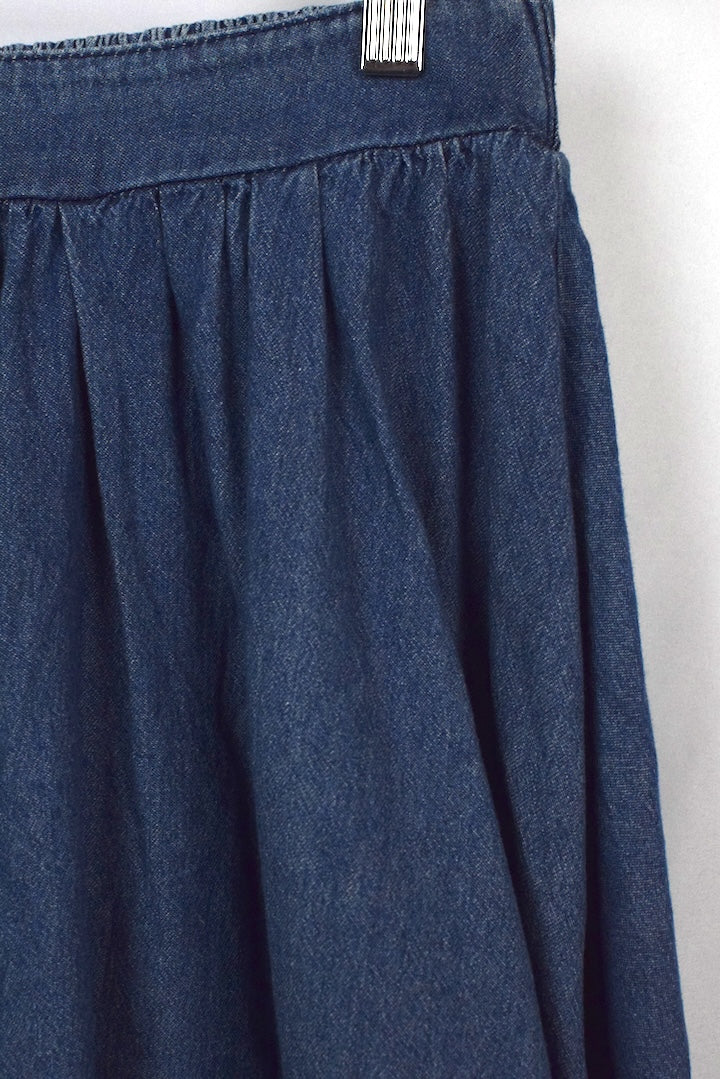 Reworked Denim Skirt - Image 2