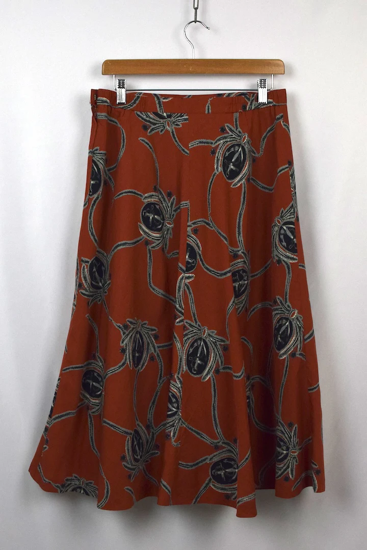 Anchor Print Skirt - Image 3
