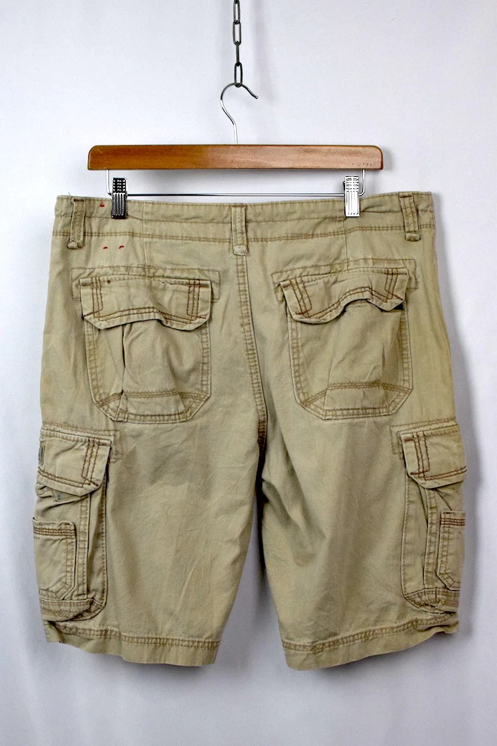Beige Cargo Shorts - Image 3