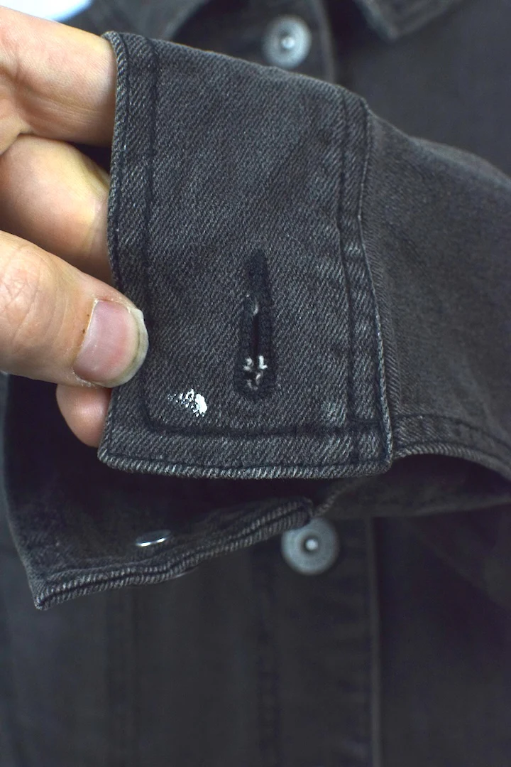 Black Denim Jacket - Image 3