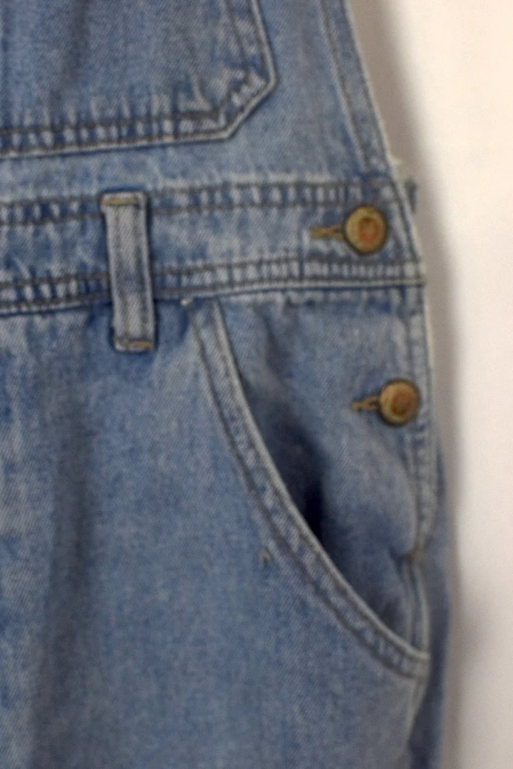 Short Denim Overalls - Image 3