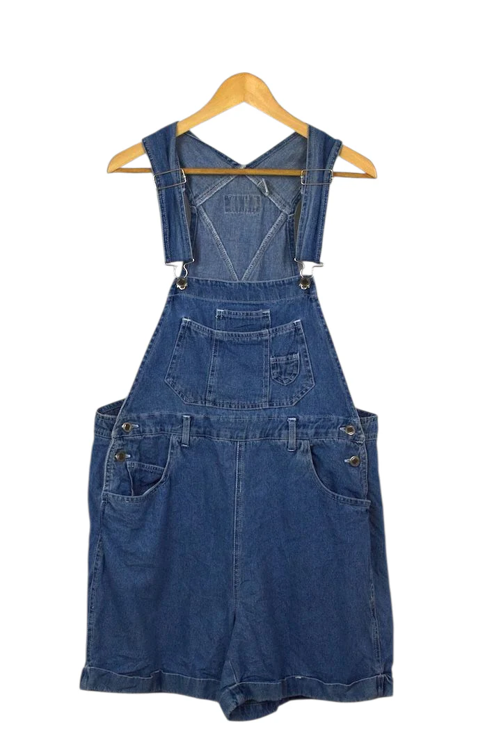 Short Denim Overalls