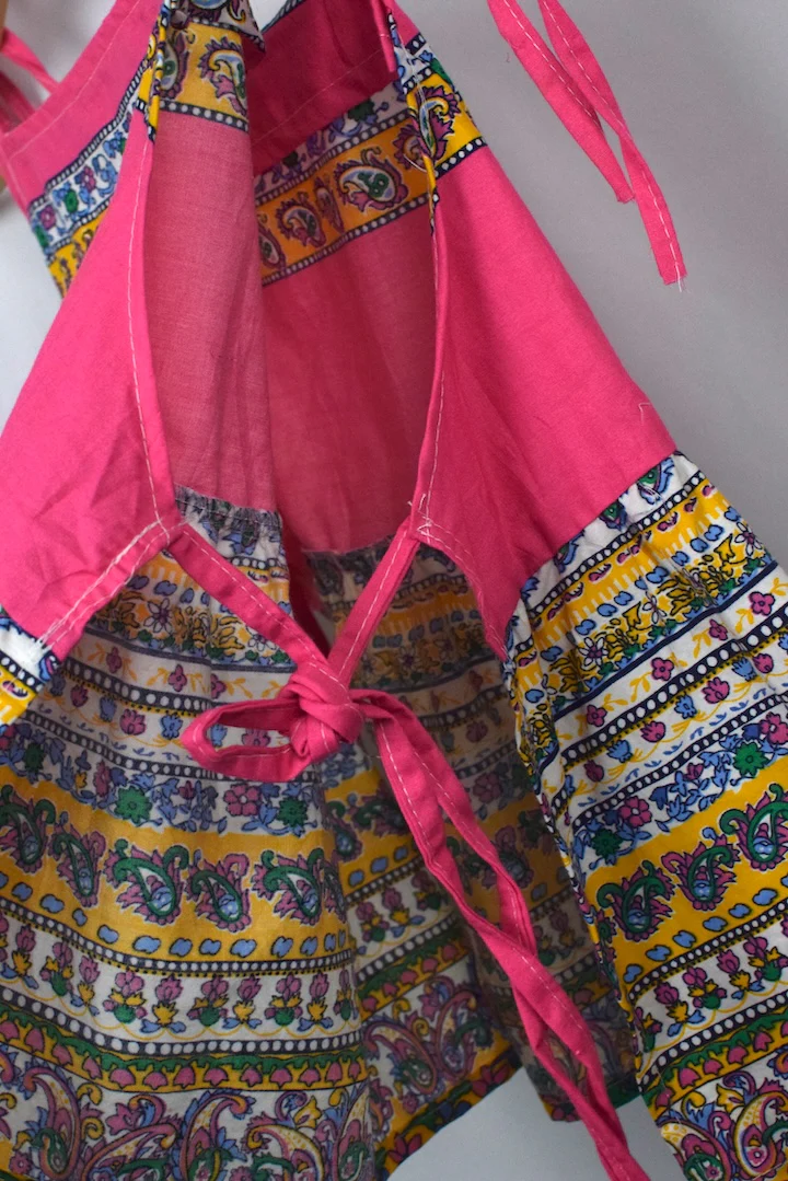 Reworked Baby Doll Tie Up Top - Image 3