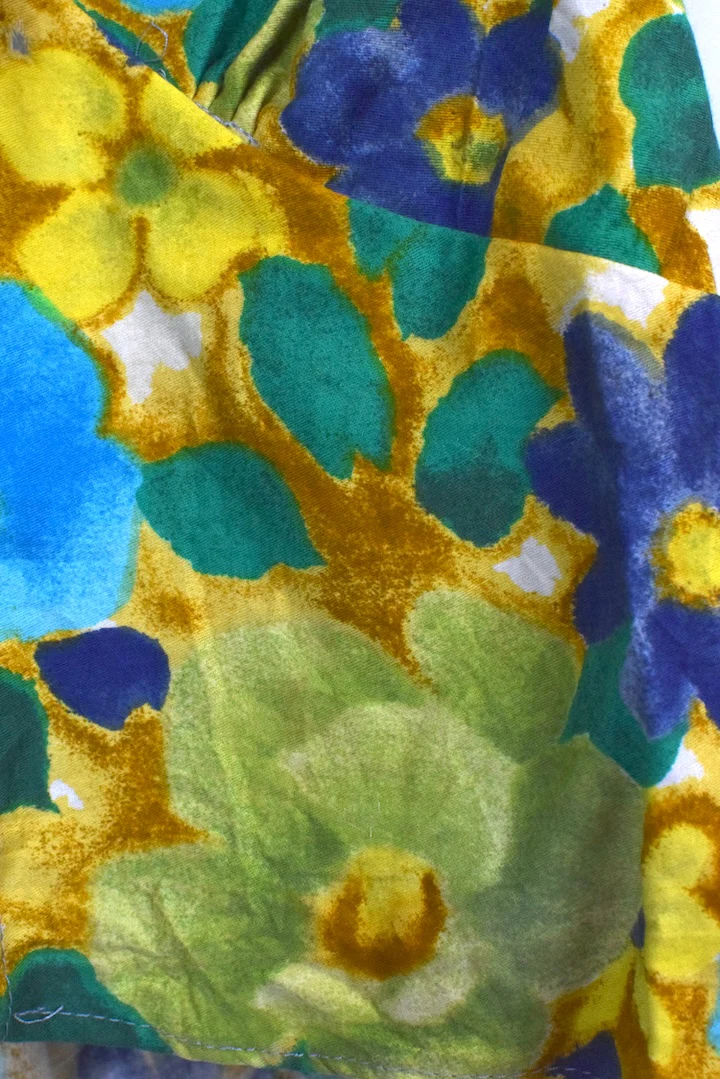 Reworked Floral Print Tie-Up Top - Image 2