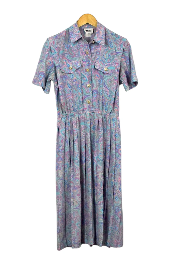 Paisley Print Dress