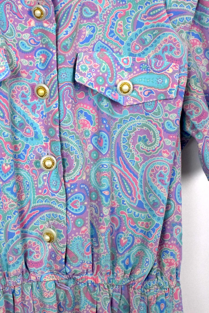 Paisley Print Dress - Image 2
