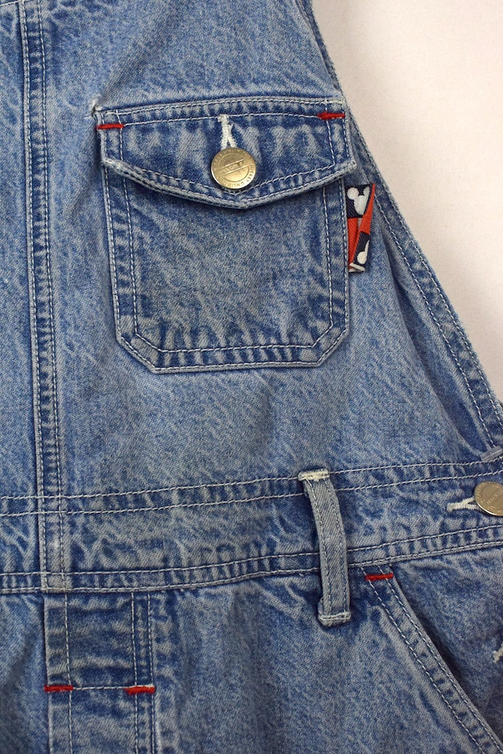 Mickey Mouse Denim Overalls - Image 4