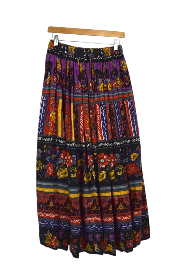 Floral Print Skirt